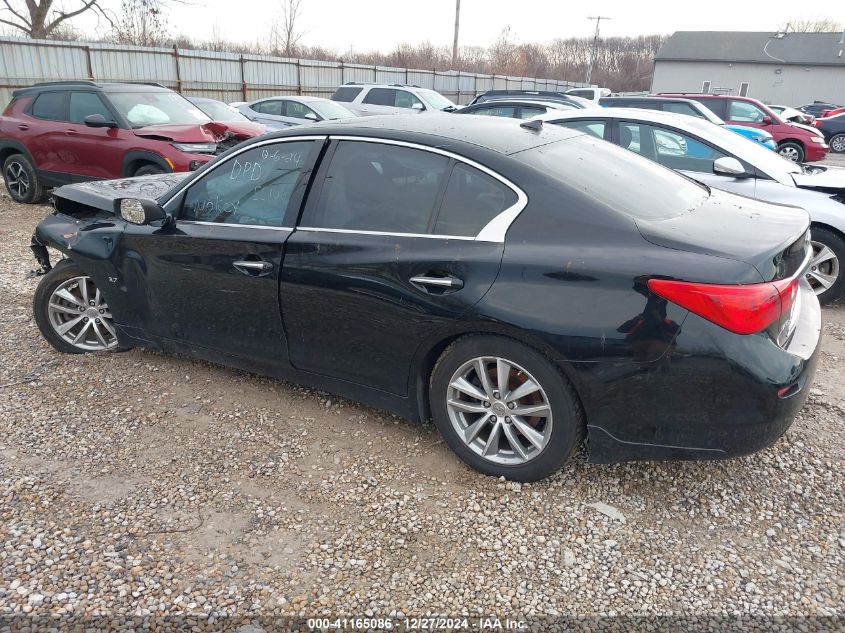 VIN JN1BV7AR5EM702107 2014 INFINITI Q50 no.3