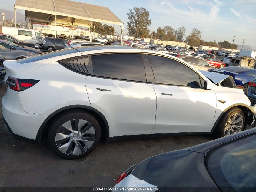 2020 Tesla Model Y Long Range Dual Motor All-Wheel Drive VIN: 5YJYGDEE3LF053968 Lot: 41165211