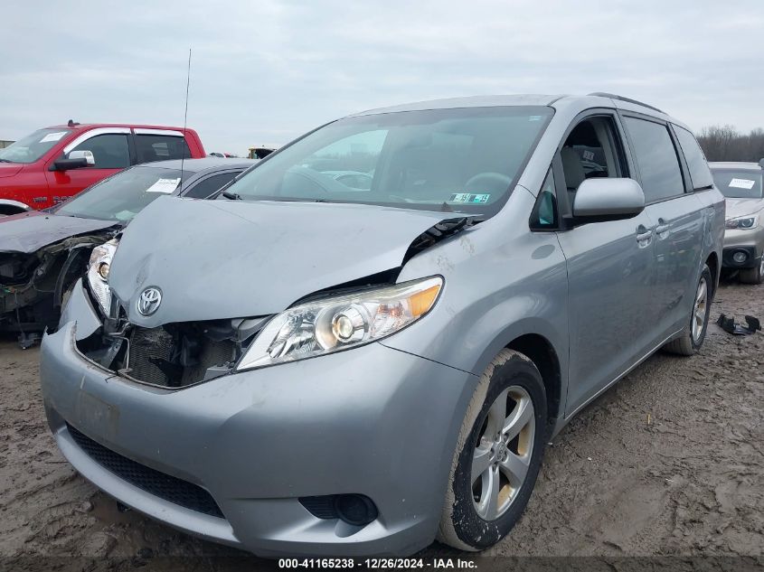 VIN 5TDKK3DC3DS376817 2013 Toyota Sienna, Le V6 8 P... no.2