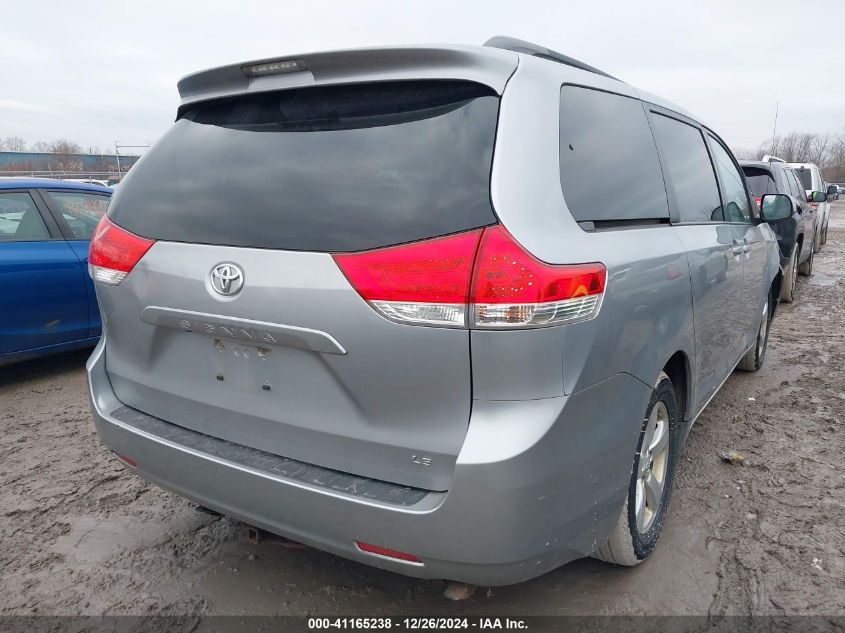 VIN 5TDKK3DC3DS376817 2013 Toyota Sienna, Le V6 8 P... no.4