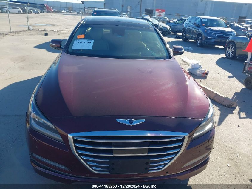 2016 Hyundai Genesis 3.8L VIN: KMHGN4JE8GU112691 Lot: 41165250