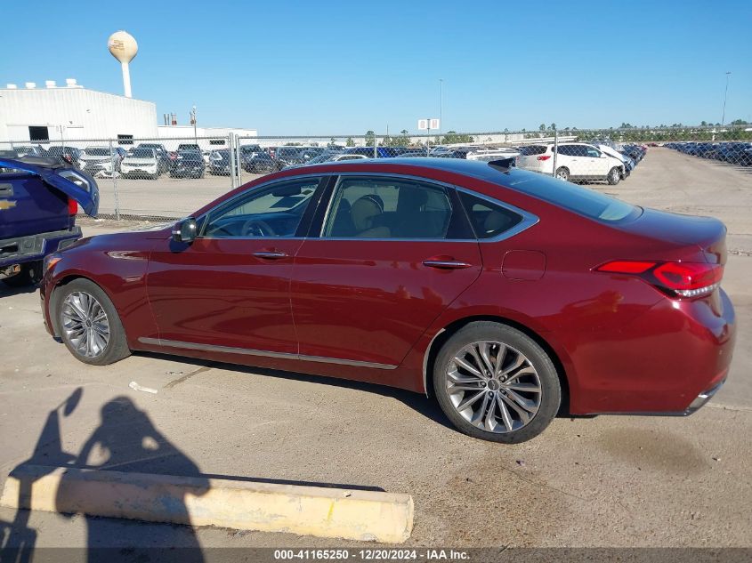 2016 Hyundai Genesis 3.8L VIN: KMHGN4JE8GU112691 Lot: 41165250