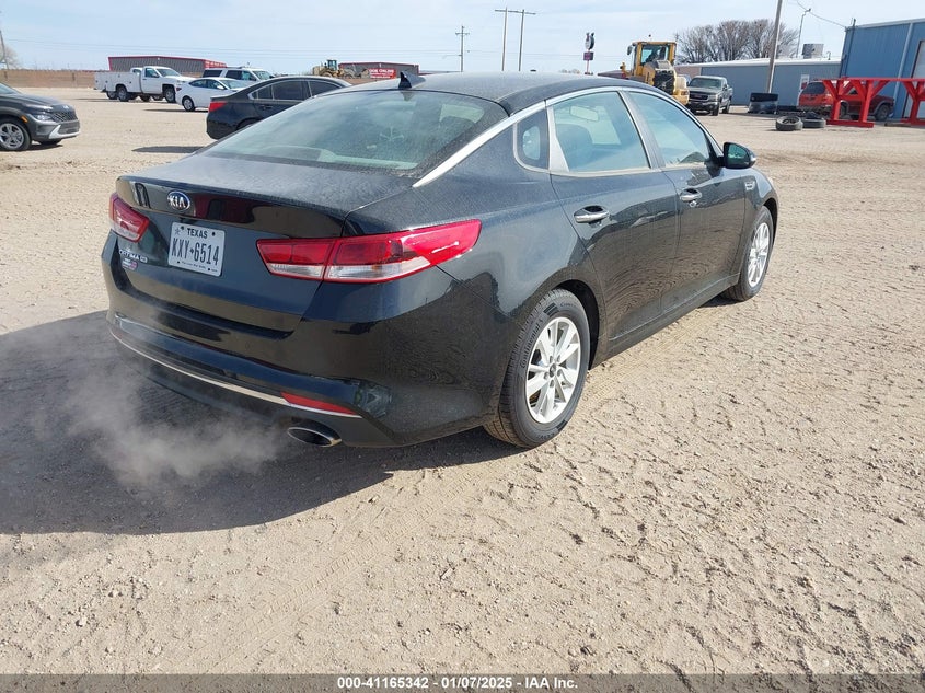 Vin: 5xxgt4l31jg233419, lot: 41655608, kia optima lx 20184