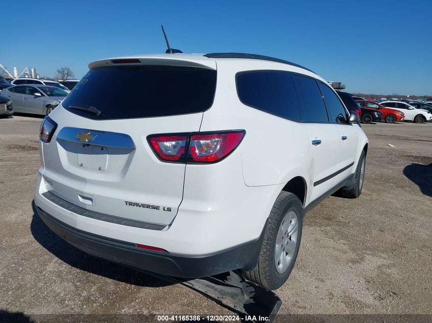 Vin: 1gnkrfed3gj344964, lot: 41655652, chevrolet traverse ls 20164