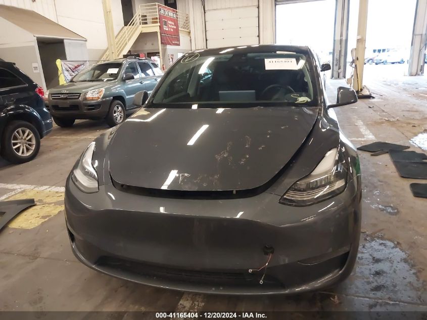 2021 Tesla Model Y Long Range Dual Motor All-Wheel Drive VIN: 5YJYGDEE8MF118380 Lot: 41165404