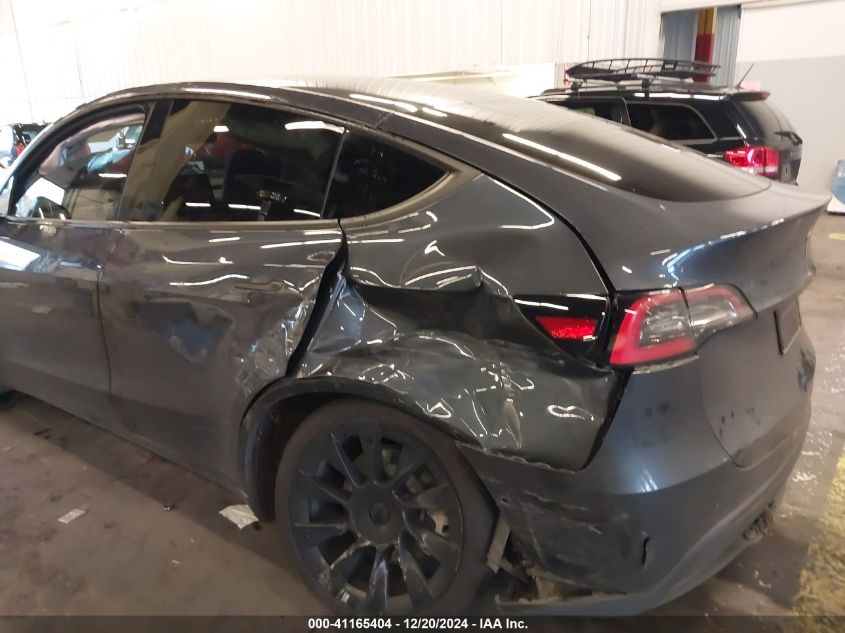 2021 Tesla Model Y Long Range Dual Motor All-Wheel Drive VIN: 5YJYGDEE8MF118380 Lot: 41165404