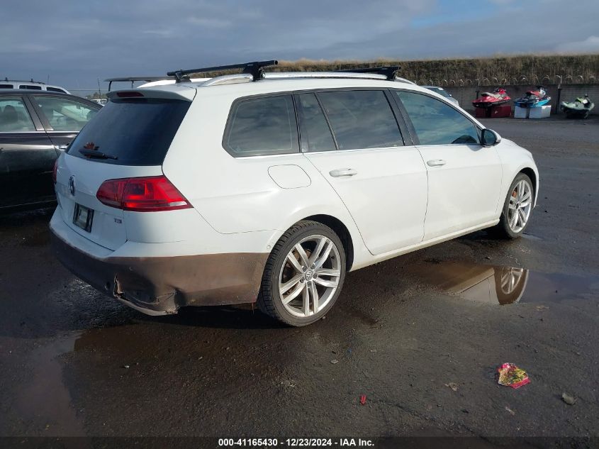 2016 VOLKSWAGEN GOLF SPORTWAGEN TSI SEL 4-DOOR - 3VWC17AU5GM510014