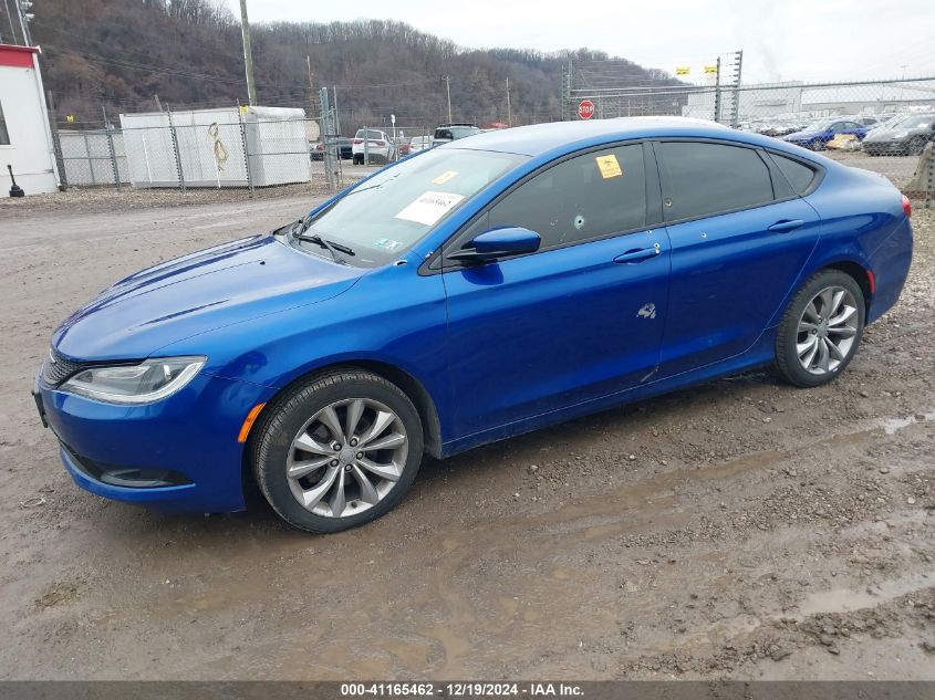 VIN 1C3CCCBB9FN725374 2015 Chrysler 200, S no.2