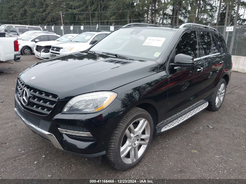 VIN 4JGDA2EB0DA209979 2013 Mercedes-Benz Ml 350 Blu... no.2