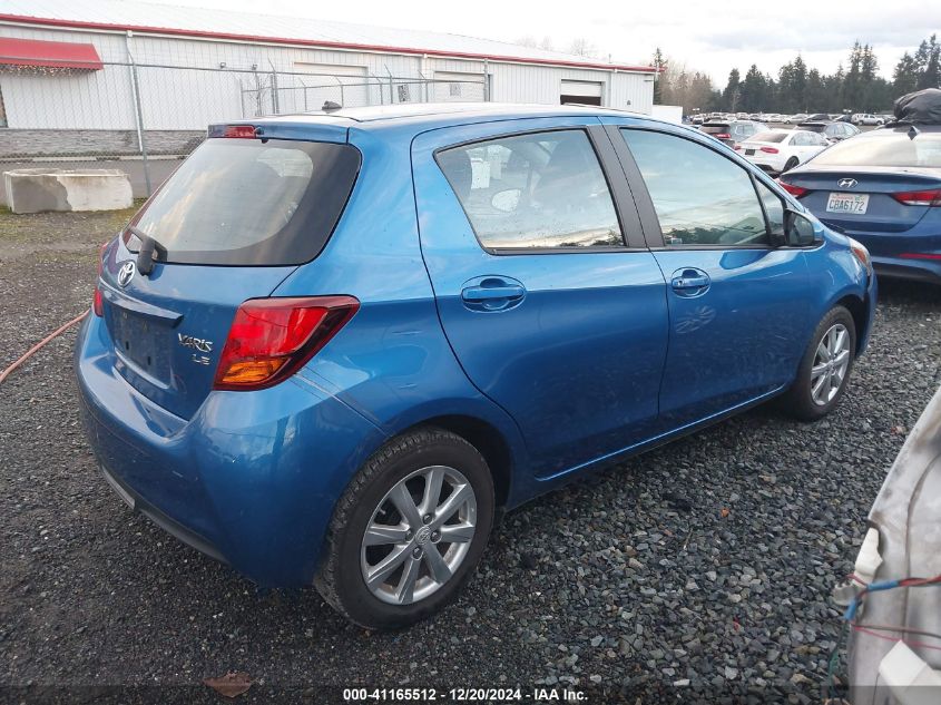 VIN VNKKTUD32FA052834 2015 TOYOTA YARIS no.4