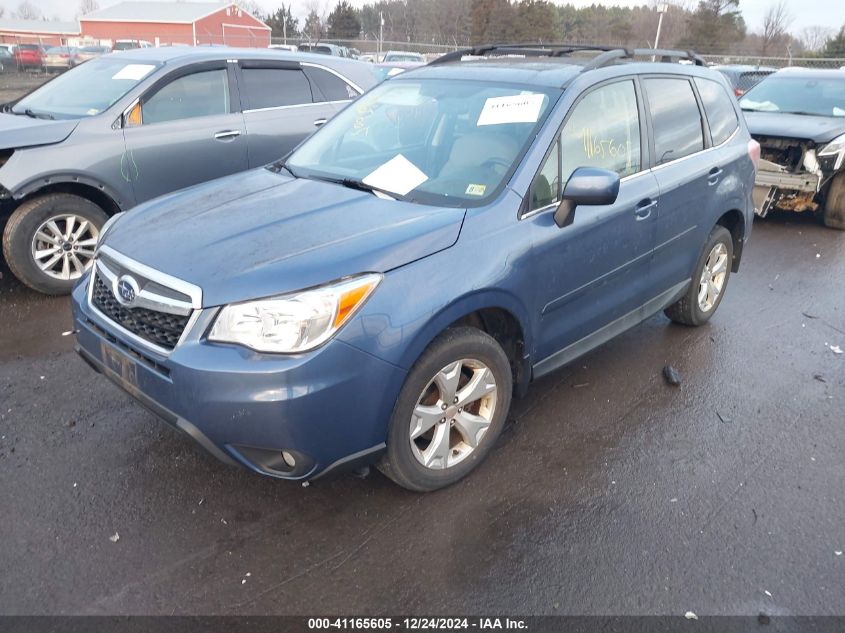 VIN JF2SJAHC9EH555047 2014 Subaru Forester, 2.5I Li... no.2