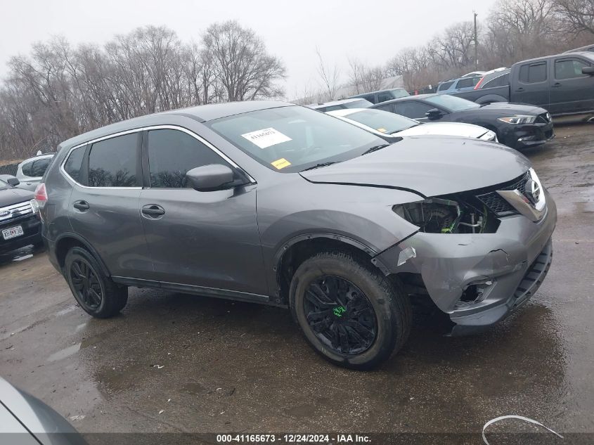 2016 Nissan Rogue S VIN: KNMAT2MV7GP648899 Lot: 41165673