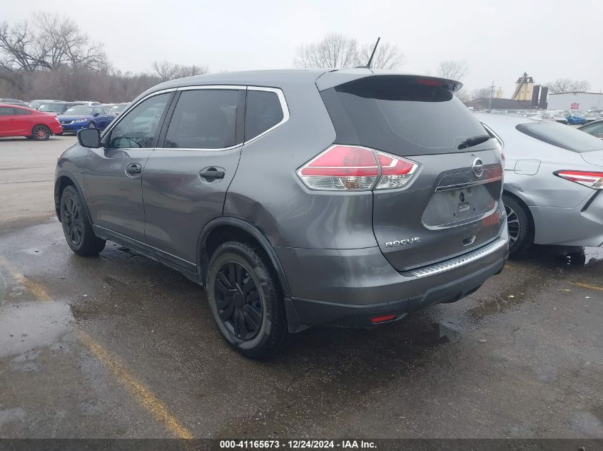 VIN KNMAT2MV7GP648899 2016 Nissan Rogue, S no.3