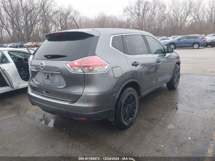 VIN KNMAT2MV7GP648899 2016 Nissan Rogue, S no.4