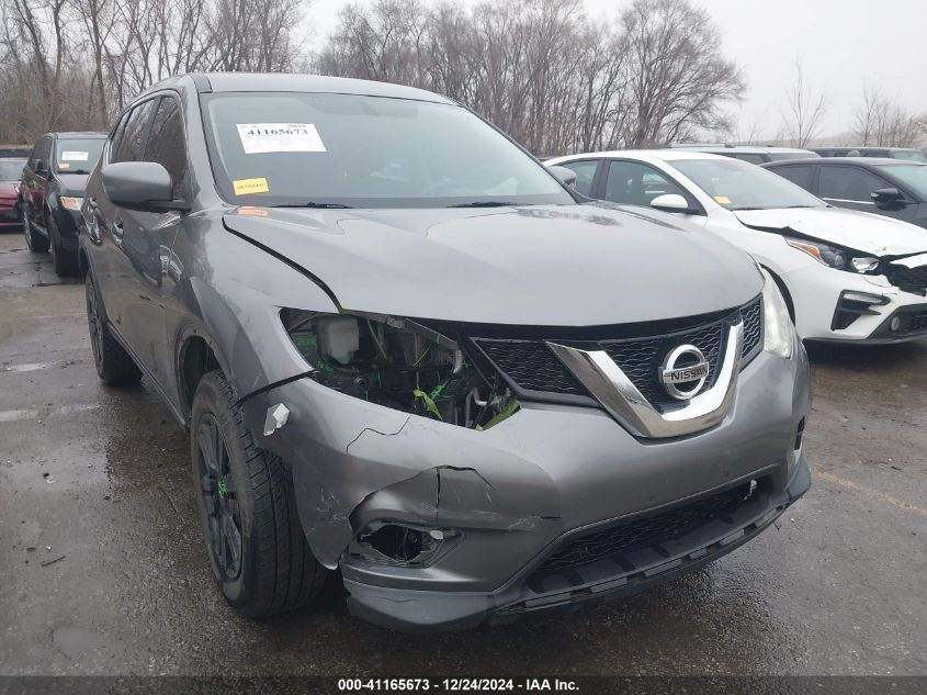 2016 Nissan Rogue S VIN: KNMAT2MV7GP648899 Lot: 41165673