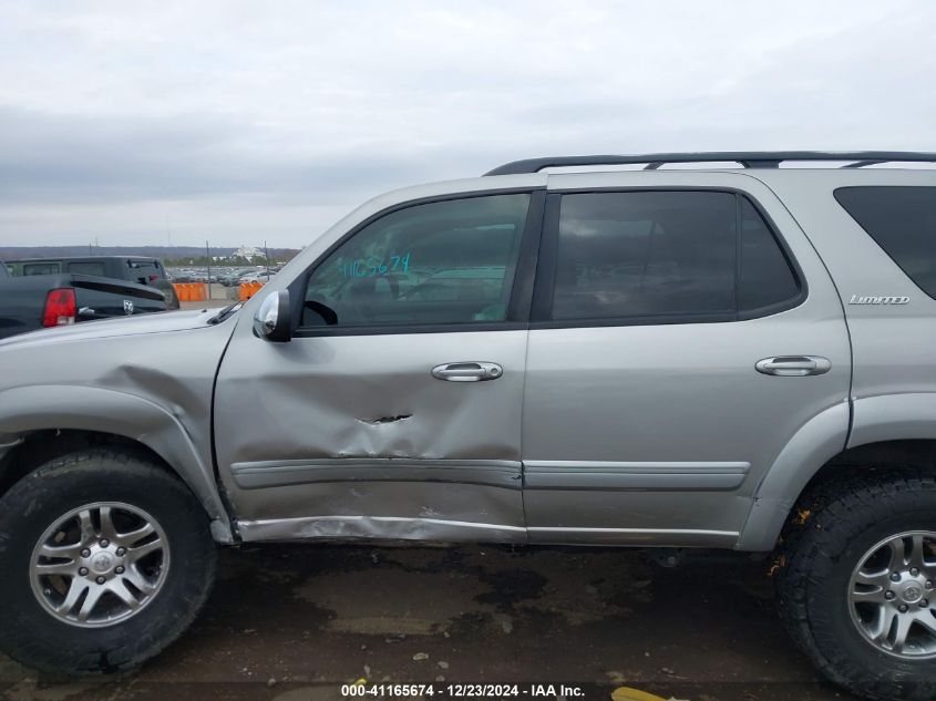 2007 Toyota Sequoia Limited V8 VIN: 5TDBT48A67S290000 Lot: 41165674