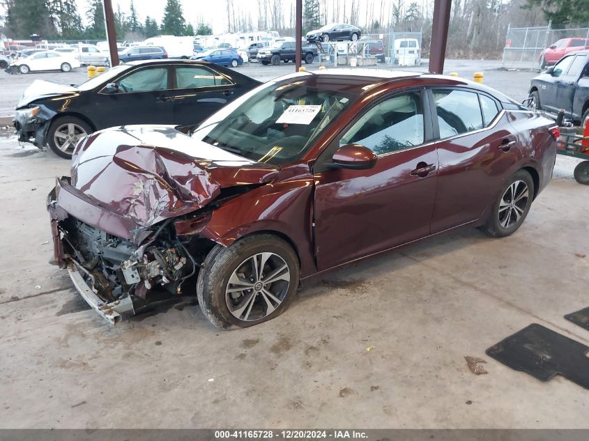 VIN 3N1AB8CV3NY285748 2022 NISSAN SENTRA no.2