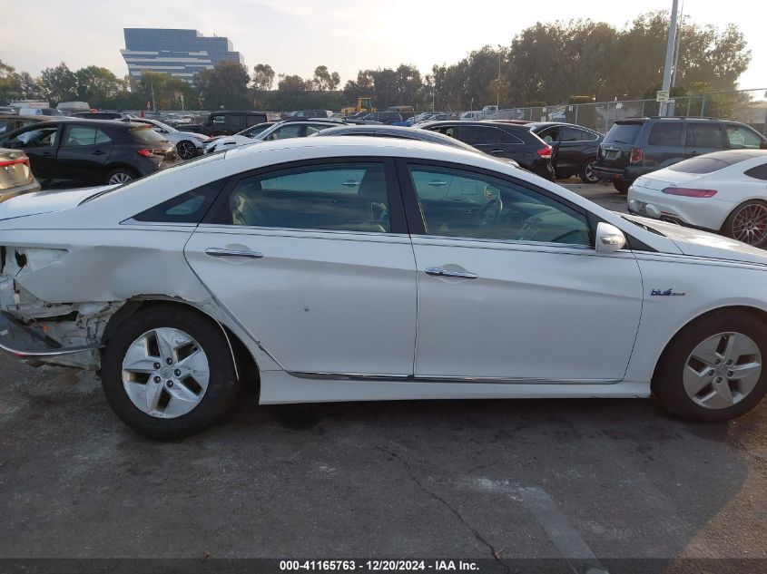 2012 Hyundai Sonata Hybrid VIN: KMHEC4A49CA039282 Lot: 41165763