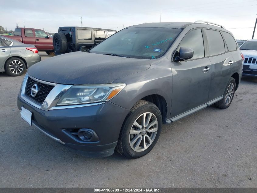 VIN 5N1AR2MN5DC609130 2013 Nissan Pathfinder, SV no.2