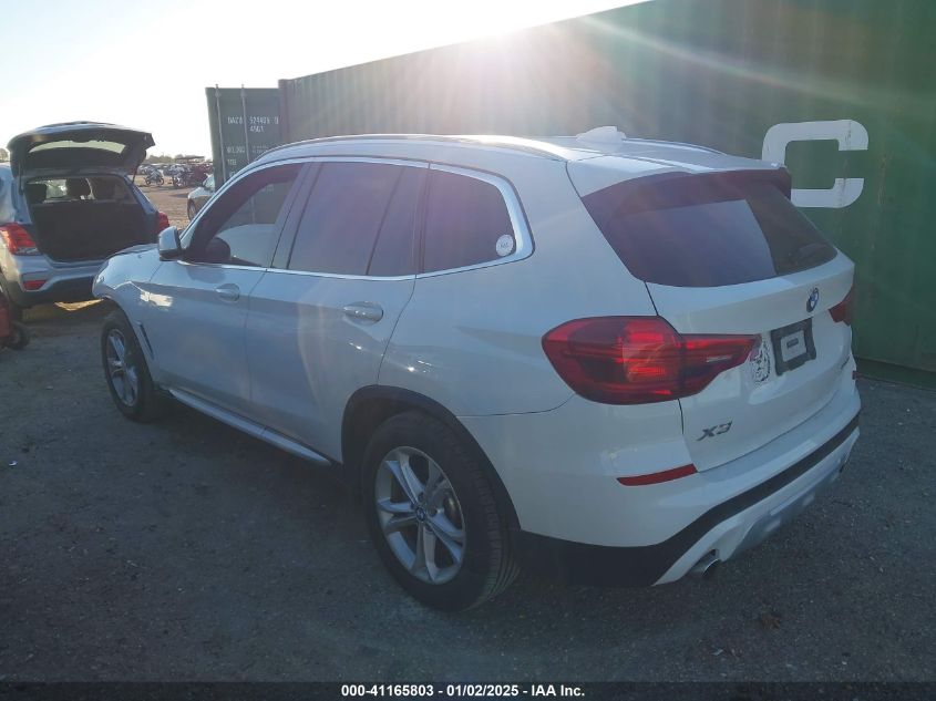 VIN 5UXTR7C51KLF33139 2019 BMW X3, Sdrive30I no.3