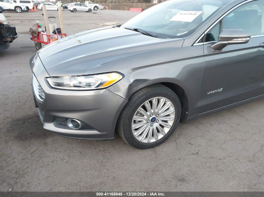 VIN 3FA6P0LU4DR325072 2013 FORD FUSION HYBRID no.6