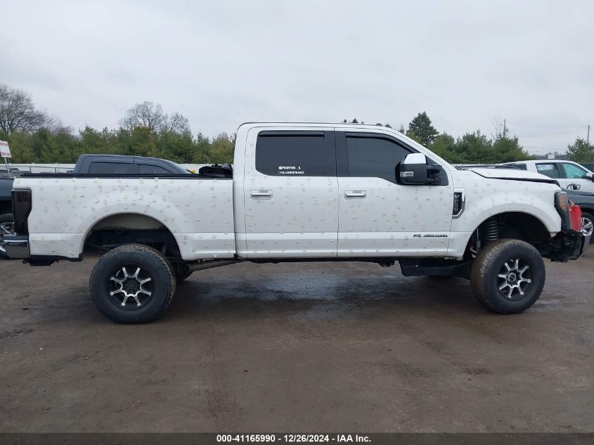 2018 Ford F-250 Lariat VIN: 1FT7W2BT9JEC37378 Lot: 41165990