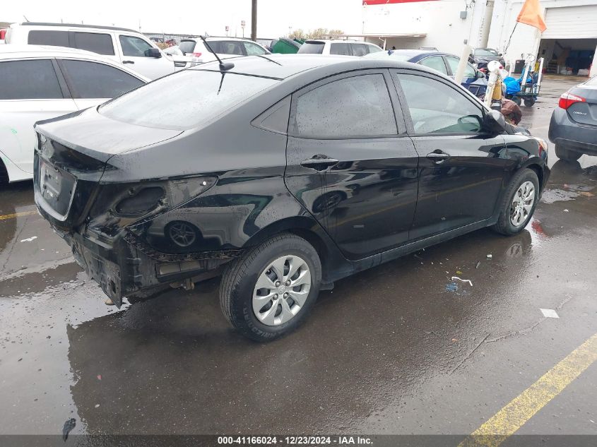 VIN KMHCT4AE4HU356621 2017 HYUNDAI ACCENT no.4