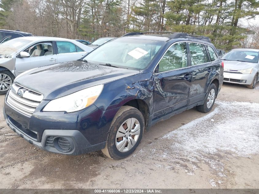 VIN 4S4BRCAC0D3261332 2013 Subaru Outback, 2.5I no.2