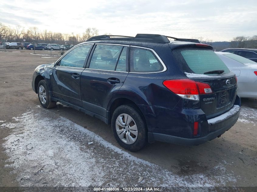 VIN 4S4BRCAC0D3261332 2013 Subaru Outback, 2.5I no.3