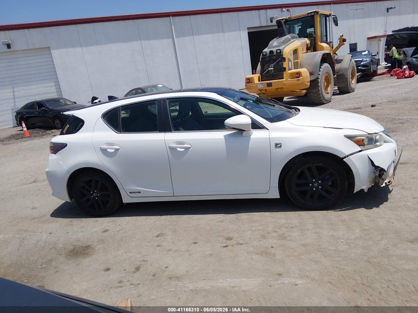 2015 Lexus Ct 200H VIN: JTHKD5BHXF2249690 Lot: 41166310