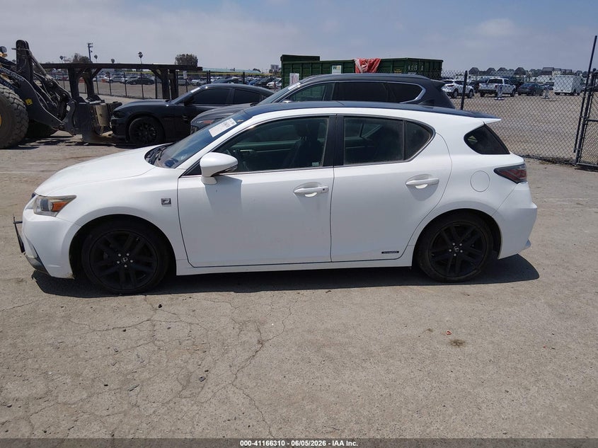2015 Lexus Ct 200H VIN: JTHKD5BHXF2249690 Lot: 41166310