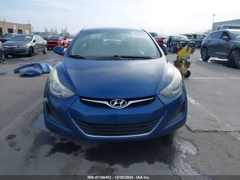 2016 Hyundai Elantra Se VIN: KMHDH4AE1GU645055 Lot: 41166452