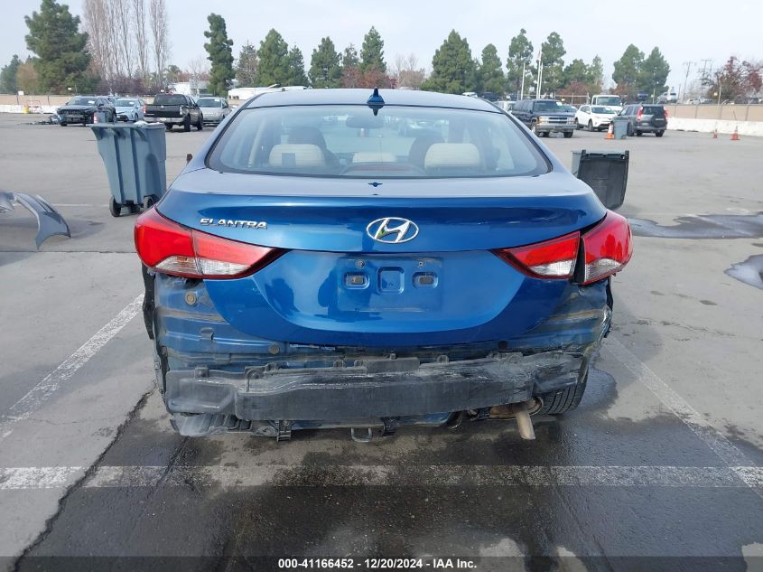 2016 Hyundai Elantra Se VIN: KMHDH4AE1GU645055 Lot: 41166452