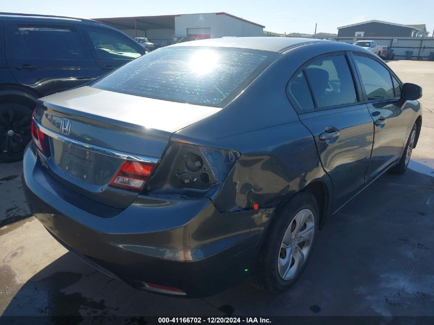 VIN 2HGFB2F58DH301072 2013 Honda Civic, LX no.4