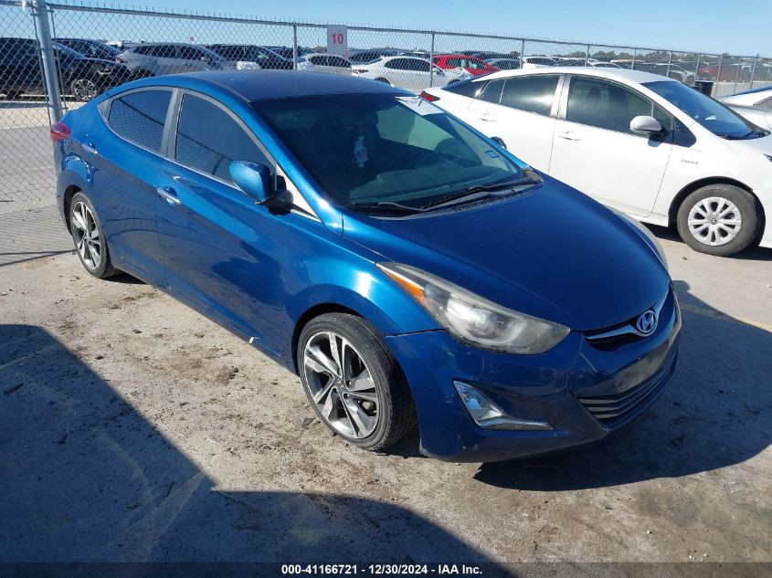 2015 HYUNDAI ELANTRA LIMITED - KMHDH4AE4FU255520