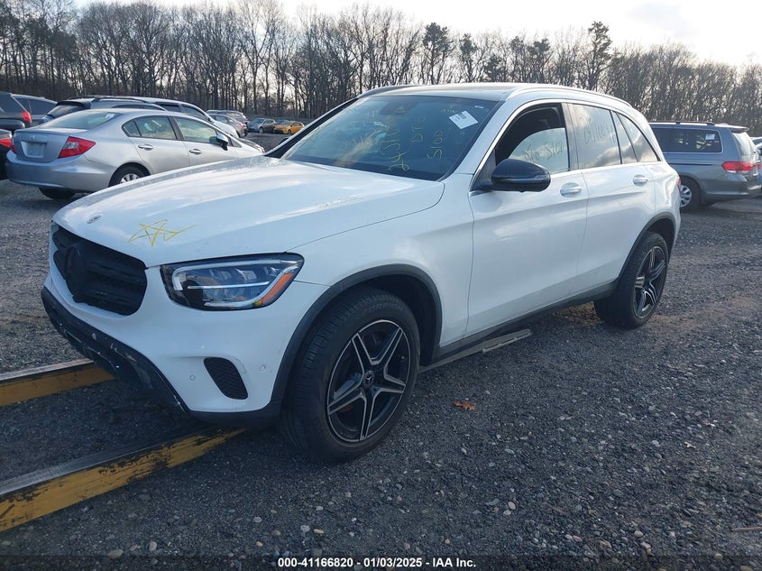 Vin: w1n0g8eb8nv379644, lot: 41657086, mercedes-benz glc 300 4matic suv 20222