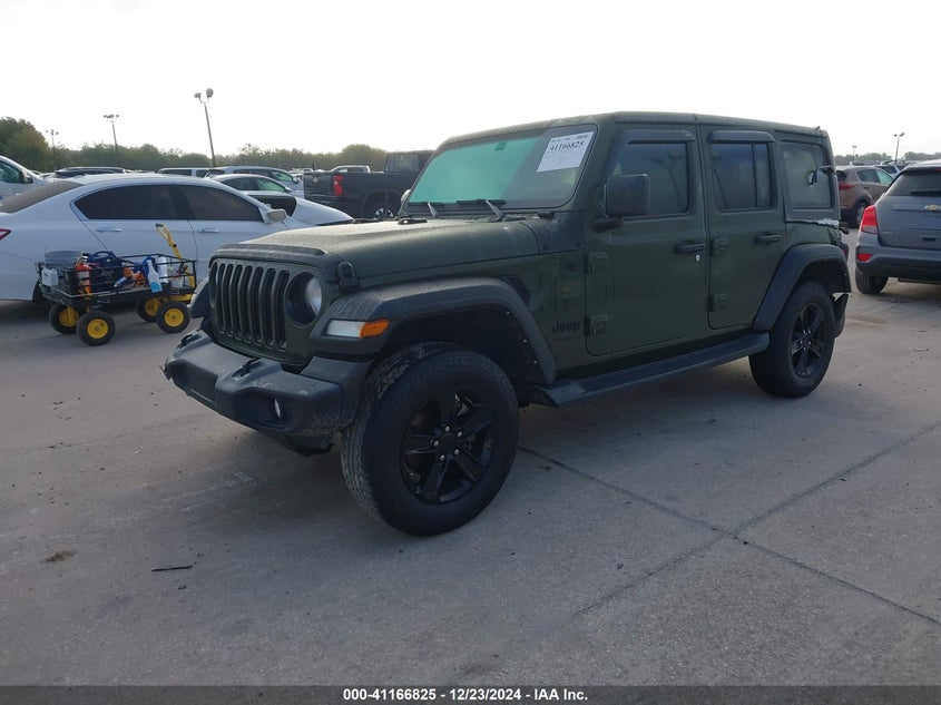 2021 JEEP WRANGLER UNLIMITED VIN: 1C4HJXDG9MW694948