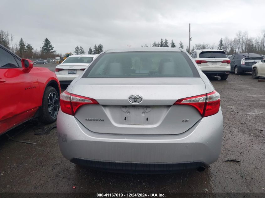 2016 TOYOTA COROLLA LE - 5YFBURHE5GP408785