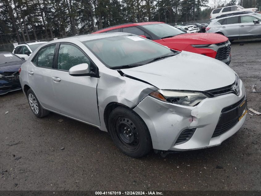 VIN 5YFBURHE5GP408785 2016 Toyota Corolla, LE no.1