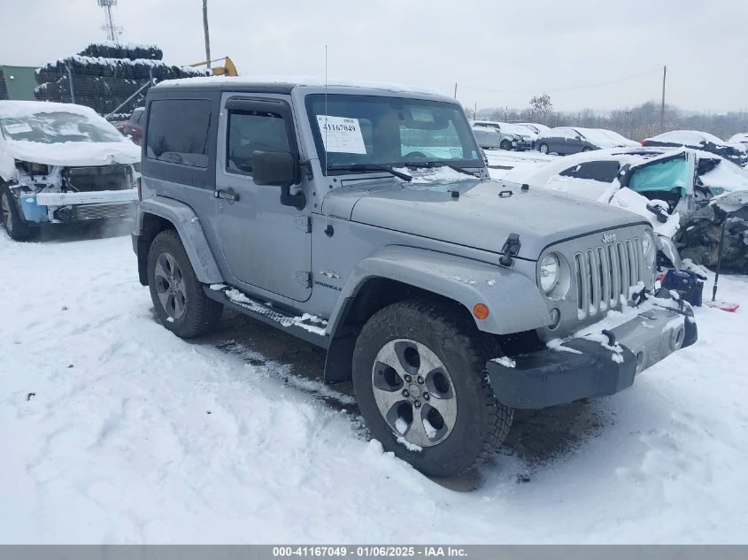 VIN 1C4AJWBG1GL126908 2016 Jeep Wrangler, Sahara no.1