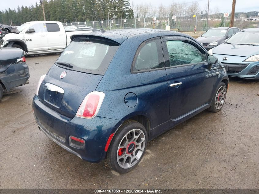 VIN 3C3CFFBR7FT616059 2015 Fiat 500, Sport no.4