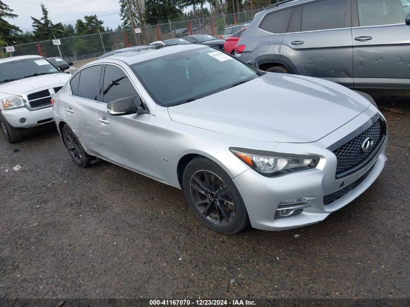 VIN JN1EV7AR3HM841640 2017 Infiniti Q50, 3.0T Signa... no.1