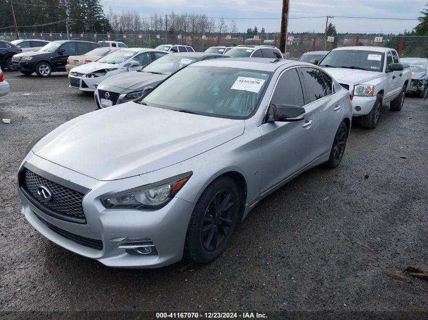 VIN JN1EV7AR3HM841640 2017 Infiniti Q50, 3.0T Signa... no.2