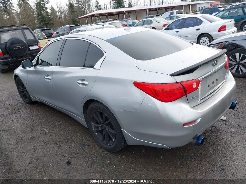 VIN JN1EV7AR3HM841640 2017 Infiniti Q50, 3.0T Signa... no.3