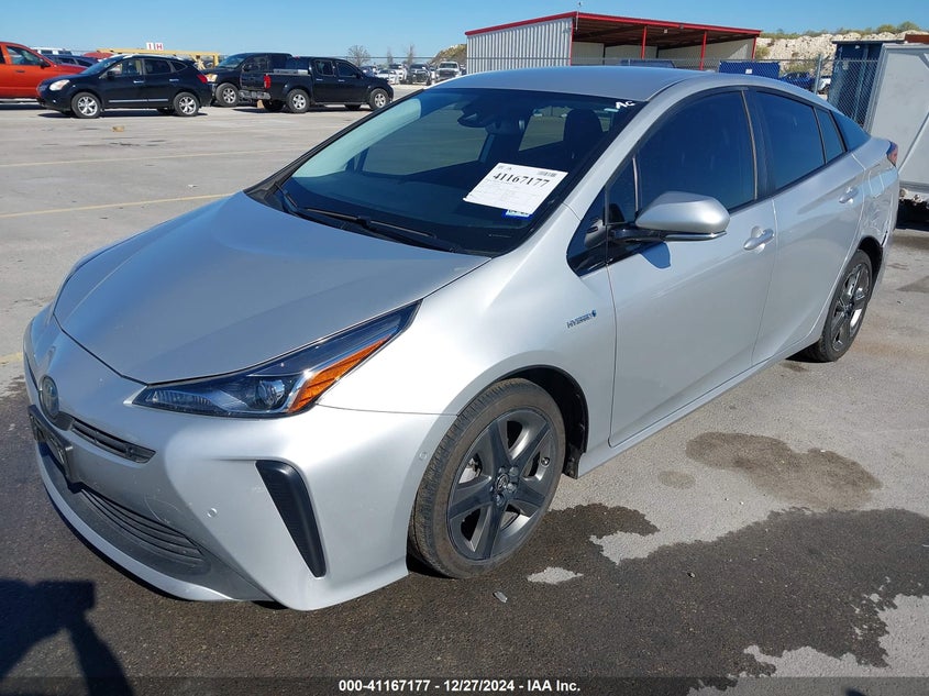 2019 TOYOTA PRIUS VIN: JTDKARFU2K3077524