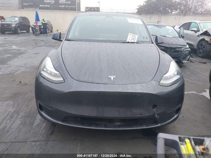 2021 Tesla Model Y Long Range Dual Motor All-Wheel Drive VIN: 5YJYGDEE3MF258160 Lot: 41167197