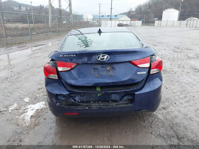 2013 Hyundai Elantra Limited VIN: 5NPDH4AEXDH400569 Lot: 41167248