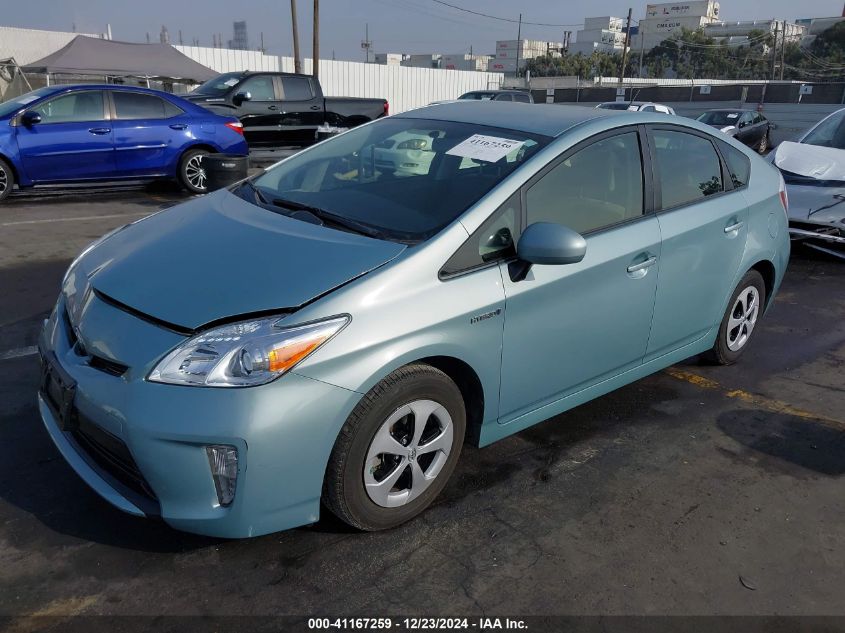 VIN JTDKN3DU4E1849249 2014 Toyota Prius no.2