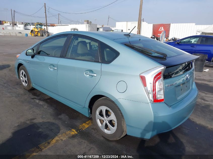 VIN JTDKN3DU4E1849249 2014 Toyota Prius no.3