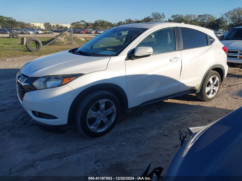 VIN 3CZRU5H5XGM711103 2016 Honda HR-V, EX no.2